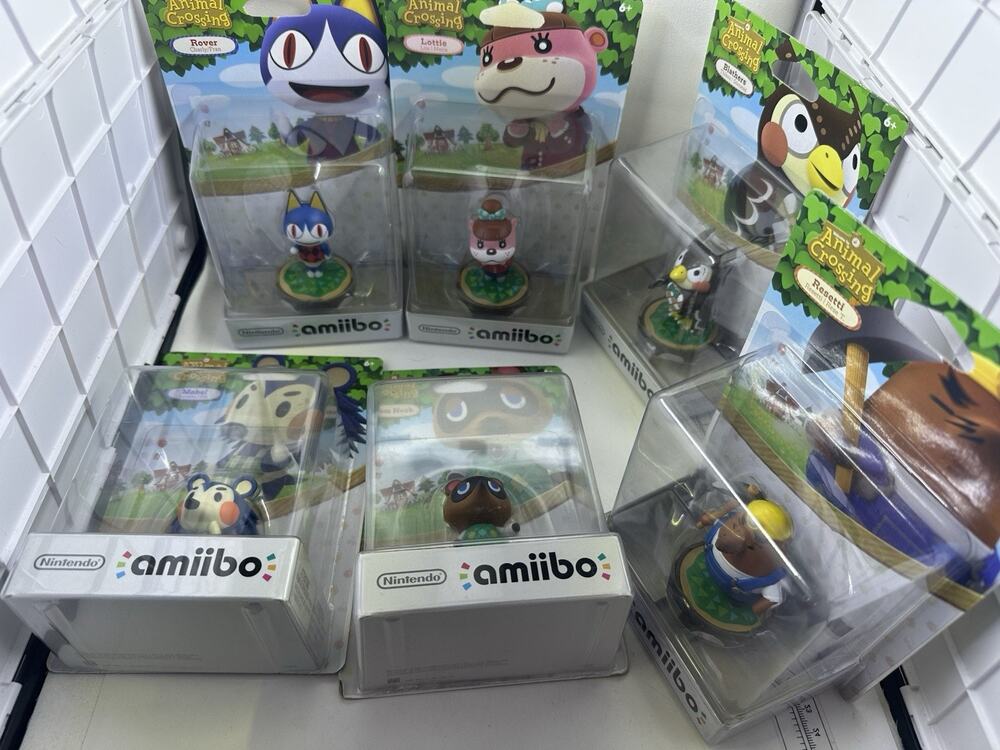 Animal Crossing New Horizons & Festival 6 Lot Amiibo Amiibos New In Box